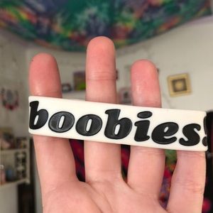 I ❤️ BOOBIES bracelet